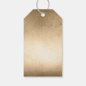 グリッターとシャインスウィート16金ゴールドID675 ギフトタグ (裏面)