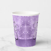 グリッターとシャインスウィート16 V2 Violet ID675 紙コップ (右)