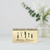 グリッターとシークインアポイントメント 予約カード (スタンド正面)