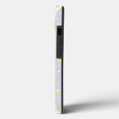 グリッターとストライプモノグラムスクリプト名イニシャル Case-Mate iPhoneケース (裏面 / 左)