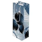 グリッターとスパークルオーナメントワイン抱き枕 ワインギフトバッグ (正面アングル)