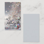 グリッターとダイヤモンド 名刺 (正面/裏面)