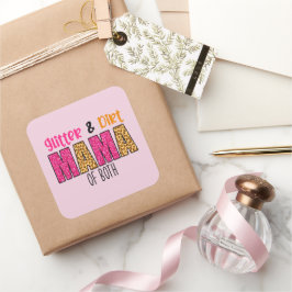 グリッターとダートママ スクエアシール