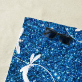 グリッターとトンボパーソナライズされたビーチタオル ビーチタオル (インサイチュ)