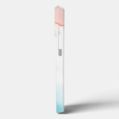 グリッターと一緒に桃色と青の紋章を書フェイクく Case-Mate iPhoneケース (裏面 / 左)