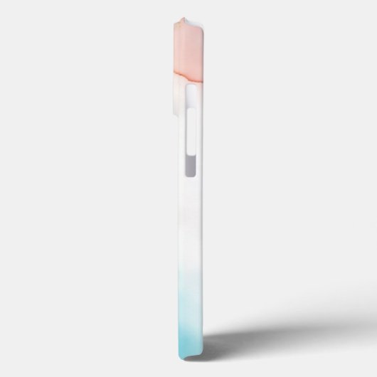 グリッターと一緒に桃色と青の紋章を書フェイクく Case-Mate iPhoneケース (裏面 / 左)