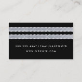 グリッターと真珠 名刺 (裏面)