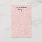 グリッターのネックレフェイクス表示 名刺 (正面)