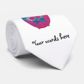 グリッターのフクロウ ネクタイ (ロール)