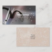 グリッターのメーキャップアーティスト 名刺 (正面/裏面)