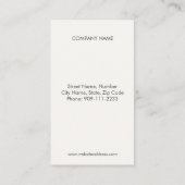 グリッターのロイヤリティの穿孔器の名刺 ロイヤリティカード (裏面)