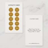 グリッターのロイヤリティの穿孔器の名刺 ロイヤリティカード (正面/裏面)