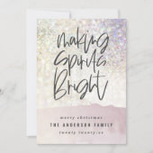 グリッターの上品なスピリッツ明るいクリスマス (正面)