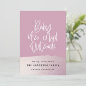 グリッターの上品なベビーはクリスマスの外で臆病だ (スタンド正面)