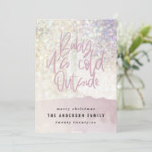 グリッターの上品なベビーはクリスマス外の寒さ (スタンド正面)