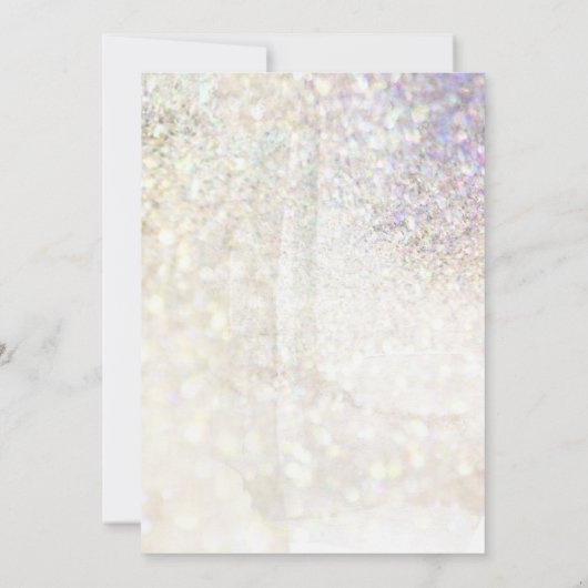 グリッターの上品なベビーはクリスマス外の寒さ (裏面)