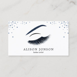 グリッターの効果のメーキャップアーティストの名刺 名刺