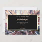 グリッターの卒業上限、抽象芸術保存日付 セーブザデート (裏面)