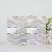 グリッターの水の色の波サービスのメニューカタログ (スタンド正面)