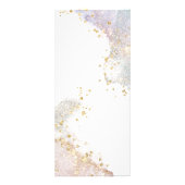 グリッターの水彩形状価格表表ラックカード ラックカード (裏面)