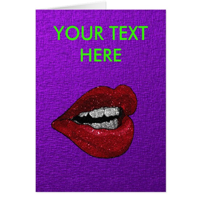 グリッターの熱い唇 (正面)