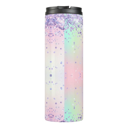 グリッターの熱カスタム体用の退職ギフト タンブラー (裏面)