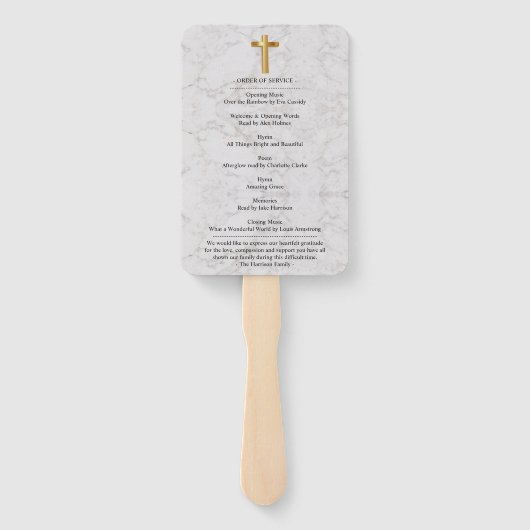 グリッターの緑の葬儀お祝いの生活 ハンドファン (裏面)