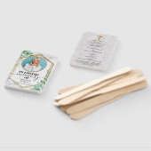 グリッターの緑の葬儀お祝いの生活 ハンドファン (組立なし)