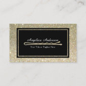 グリッターの美容師のボビーPinの名刺 名刺 (正面)