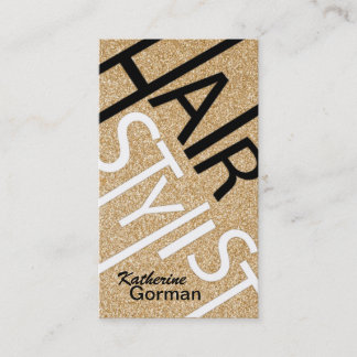 グリッターの美容師カード 名刺