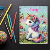 グリッターの花 ノートブック