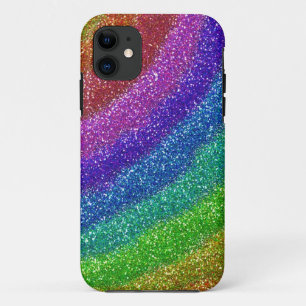 グリッターの虹 iPhone 11 ケース