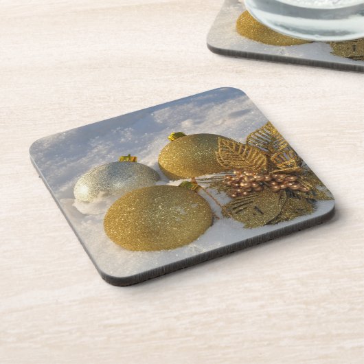 グリッターの装飾 コースター (左側)