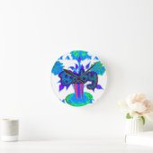 グリッターの赤ん坊Hakuna Matata gifts.png ラウンド壁時計 (ホーム)