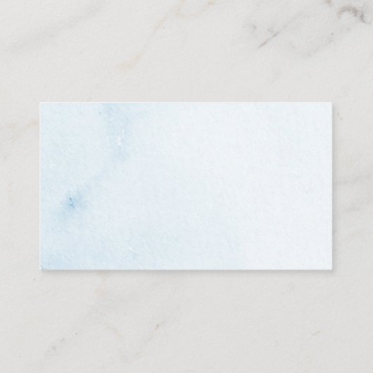 グリッターの雪片をもたらすレシピブライダルシャワー エンクロージャーカード (裏面)