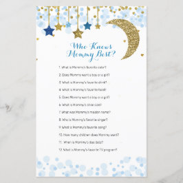 グリッターの青い月の水の色がママを知っ最高のている