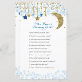 グリッターの青い月の水の色がママを知っ最高のている (正面/裏面)