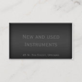 グリッターの音符 名刺 (裏面)