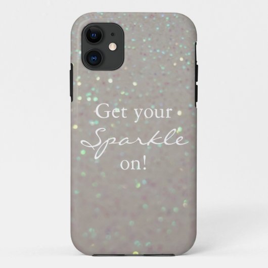 グリッターのSparkleを手に入れフェイクる5ケース Case-Mate iPhoneケース (裏面)