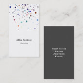 グリッターは名刺のように見える 名刺 (正面/裏面)