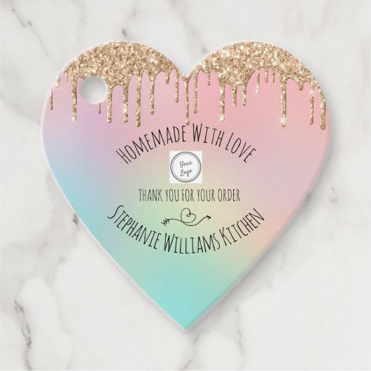 グリッターは愛で作られた |ご注文ありがとうございます フェイバータグ (正面)