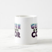 グリッターは私のお気に入りの色 コーヒーマグカップ (中央)