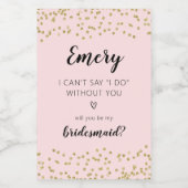 グリッターは私の花嫁のステッカーのラベルになる フードラベル (シングルラベル)