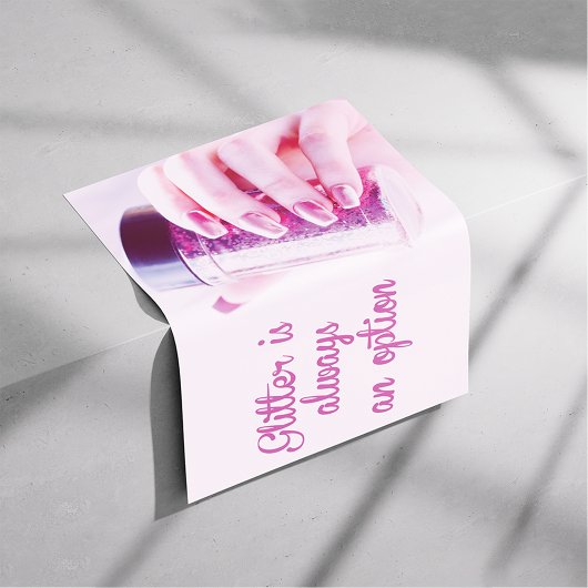 グリッターは輝きを作る、ネイルサロンデコールワラール ポスター