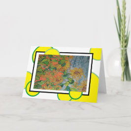 「グリッターひまわり」 カード