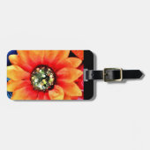グリッターひまわり ラゲッジタグ (正面横)