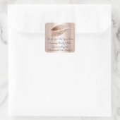 グリッターまつげありがとうショッピング割引 スクエアシール (バッグ)