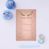 グリッターまつ毛エクステンションピンク価格リスト チラシ (シングル)