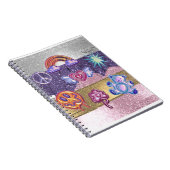 グリッターアイコン女の子 ノートブック (右側)