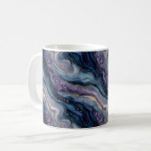 グリッターアガテパープルブルーコーヒーマグ コーヒーマグカップ (正面左)